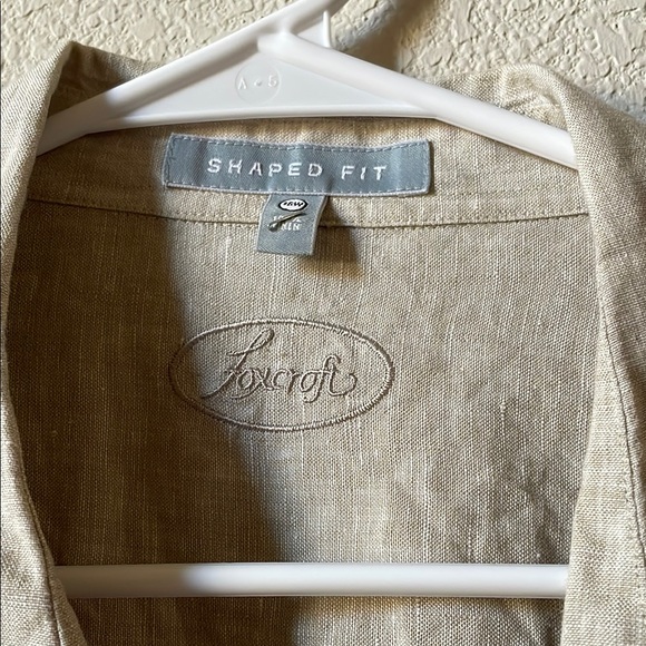 Beige Button-Up Blouse - Picture 2 of 7